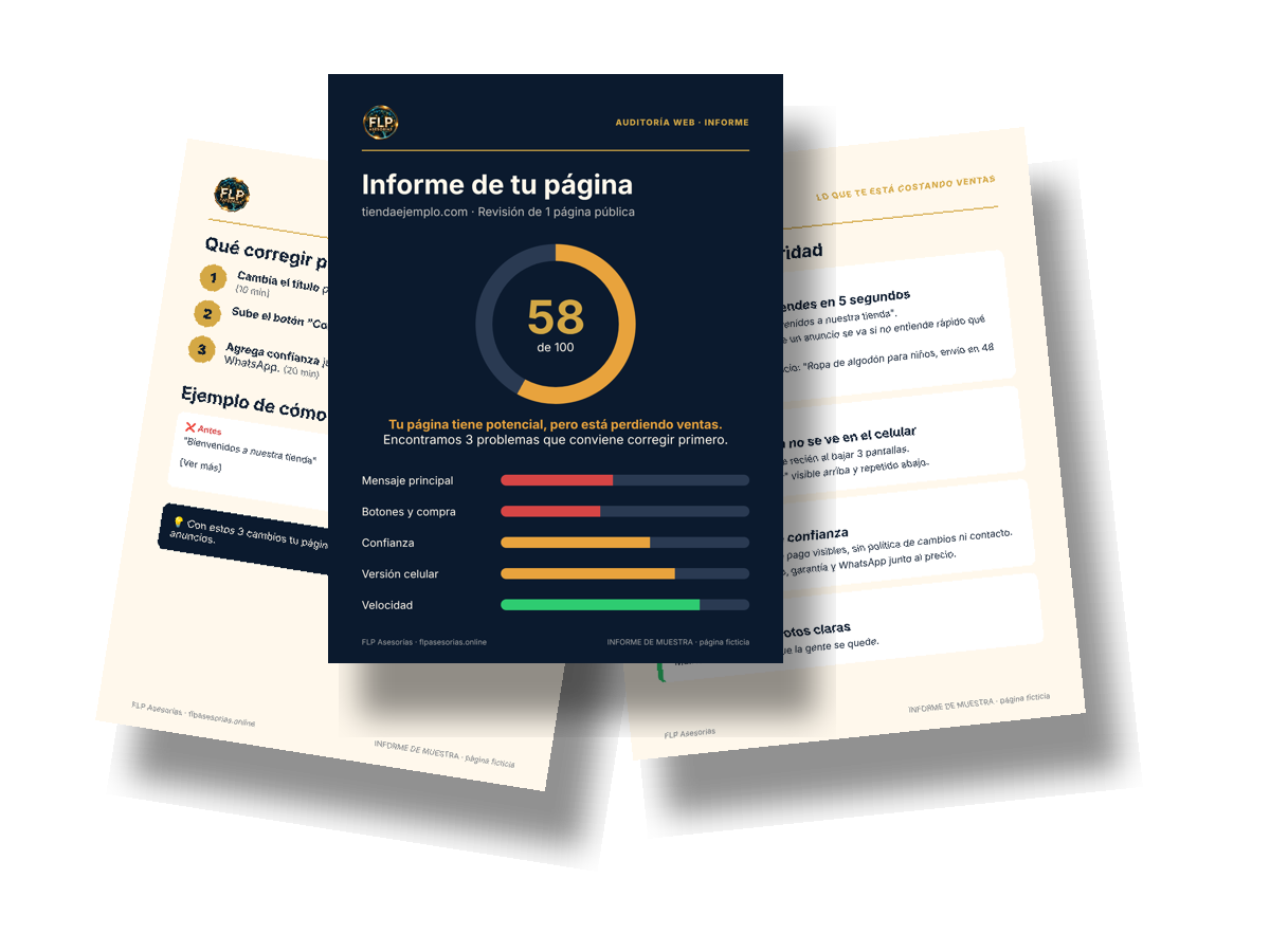 Ejemplo del informe de auditoría FLP