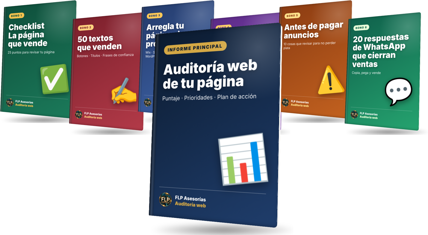 Pack Auditoría web FLP: informe + 6 bonos